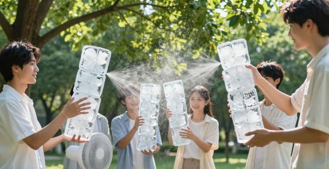 大冰块降温方法_成都温江夏季防暑降温大冰块_大冰块户外活动使用时长